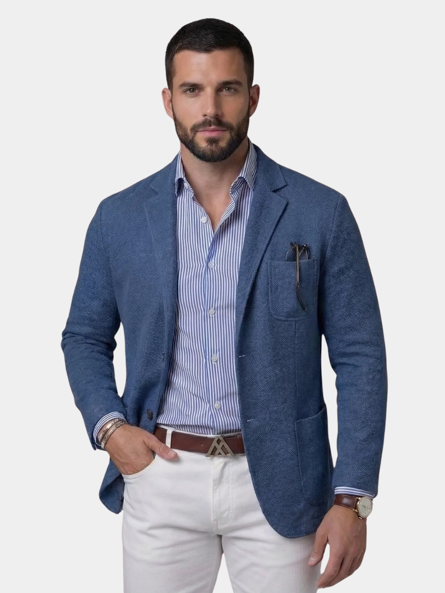 LINEN BLAZER JACKET FOR MEN 1