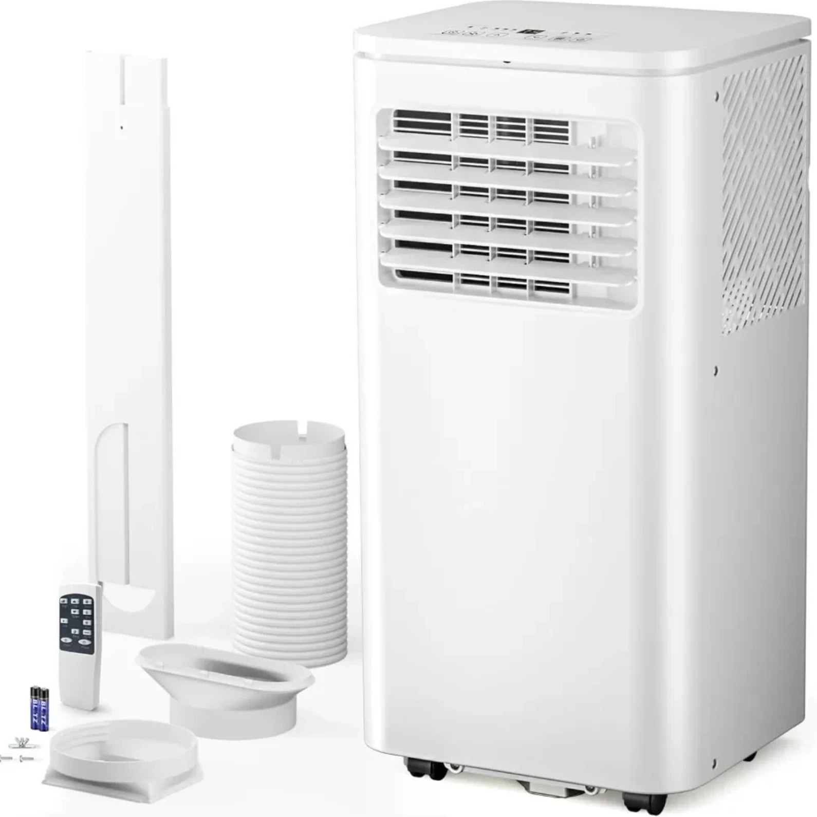 Airco Portable Air Conditioner 3-in-1 with Remote Control, Dehumidifier & Fan - 24-Hour Timer, Night Mode